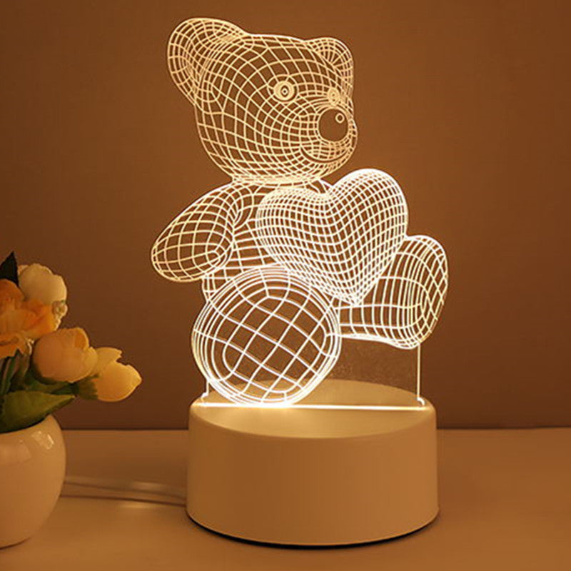 3D Lamp Acrylic LED Night Lights