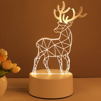 3D Lamp Acrylic LED Night Lights