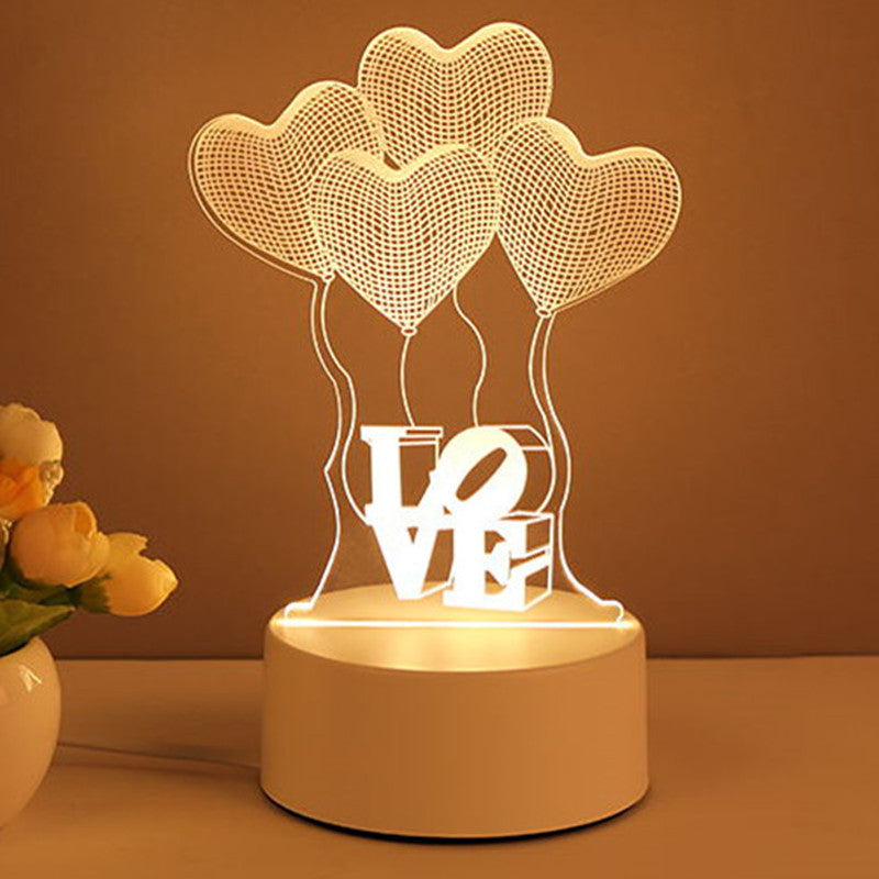 3D Lamp Acrylic LED Night Lights