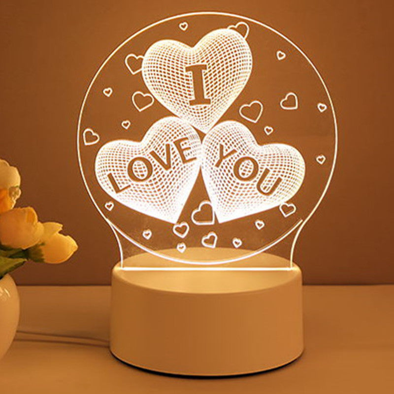 3D Lamp Acrylic LED Night Lights